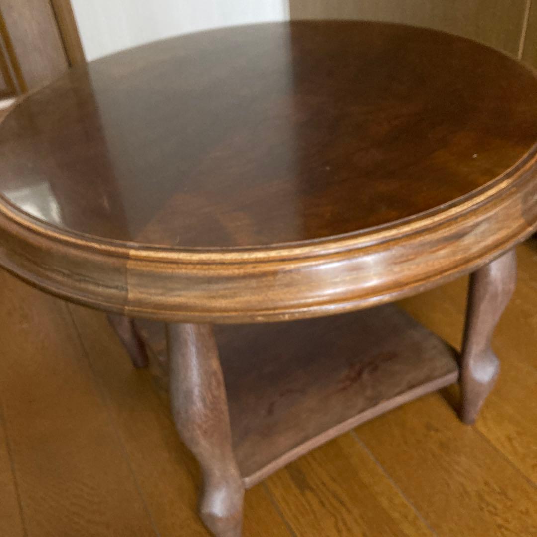 天然木(ブビンガ)テーブル