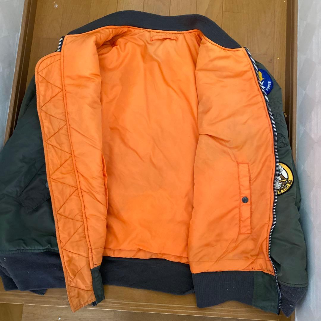 アルファ社　MA-1 スカジャン刺繍+ワッペンワーク　3L