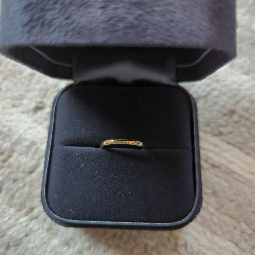 【極美品】TIFFANY ティファニー K18PG バンドリング 8号 6341