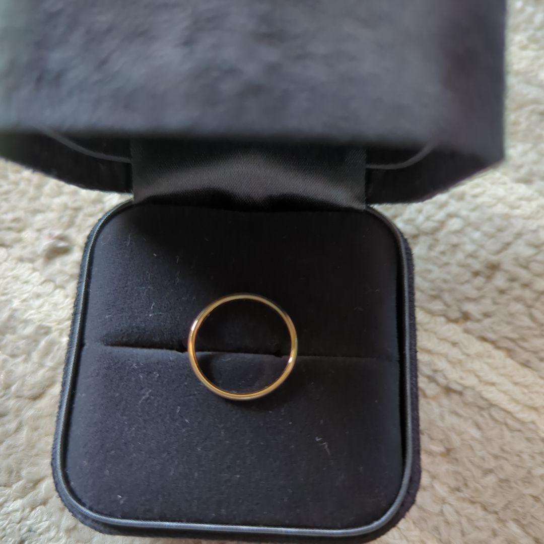 【極美品】TIFFANY ティファニー K18PG バンドリング 8号 6341