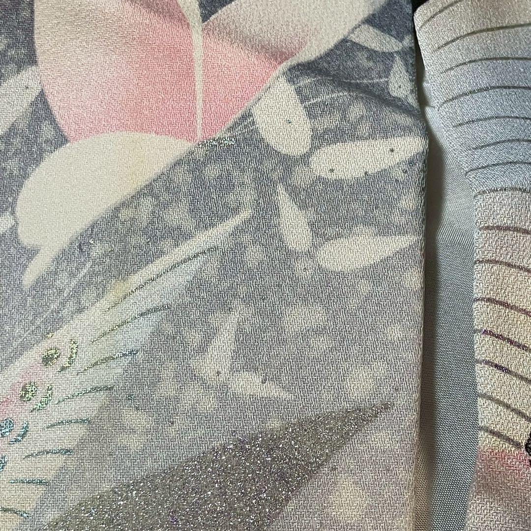 モカッチ様［7108］振袖 舞蝶文様 金銀彩 成人式 卒業式 正絹 着物 袷