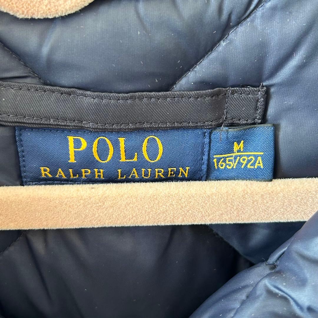 美品 POLO RALPH LAUREN【M】N-2B ダウンジャケット 紺