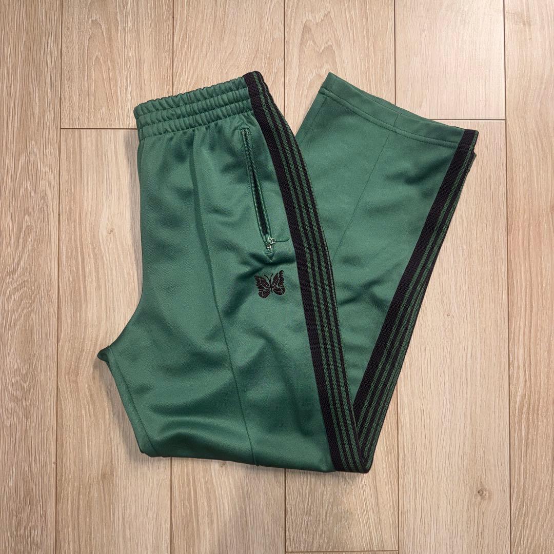 needles 23ss エメラルドグリーン　トラックパンツ　xs