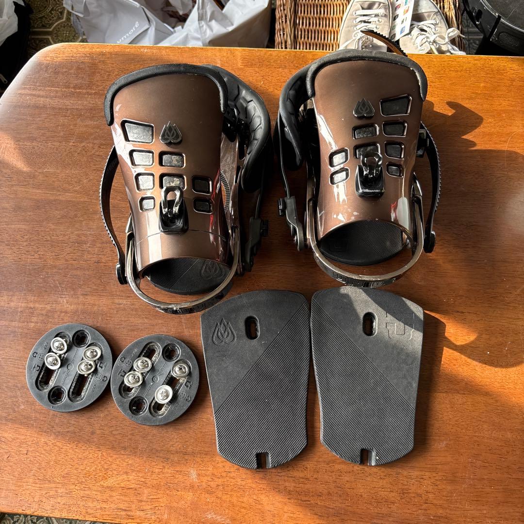 UNION スノーボードビンディング ブラウン