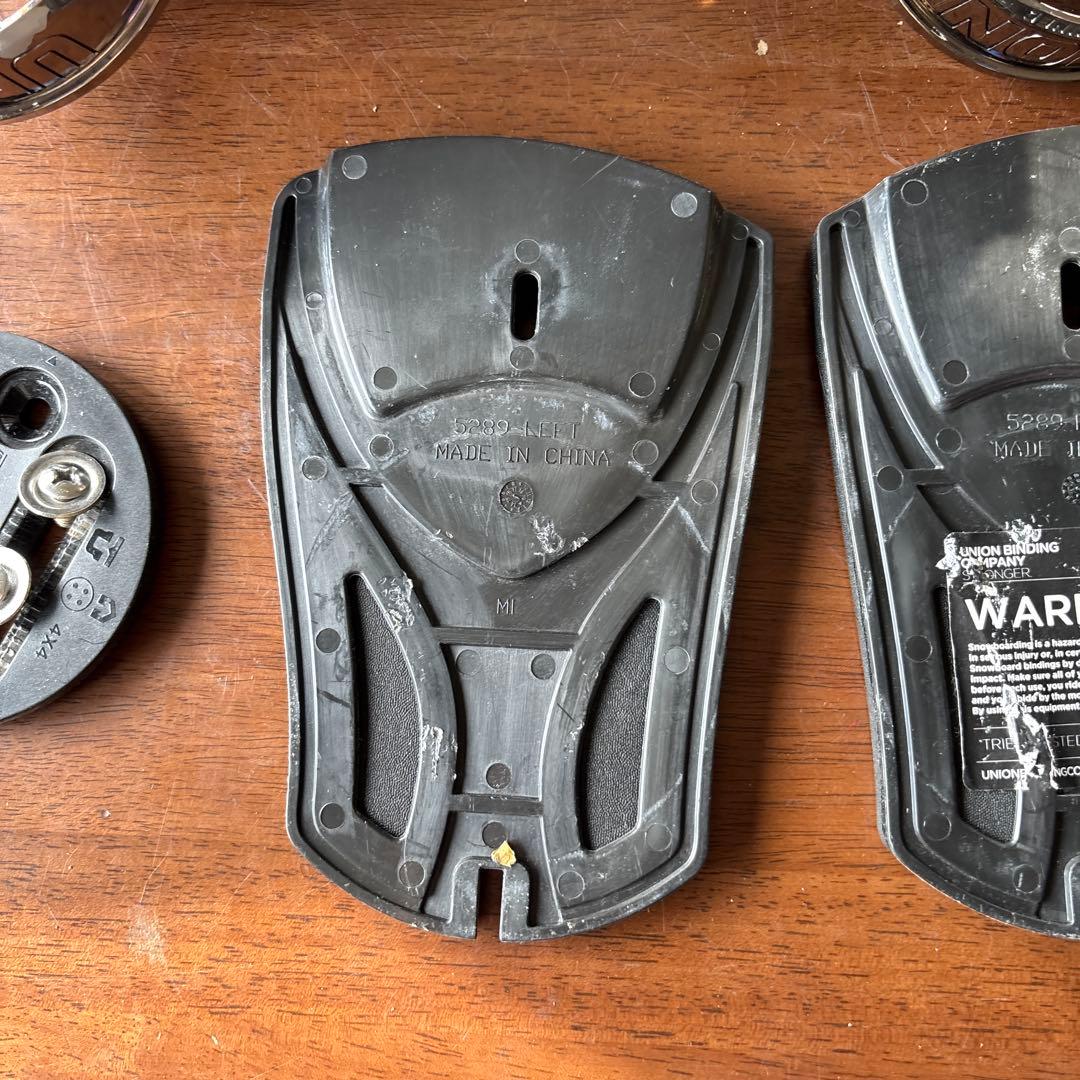 UNION スノーボードビンディング ブラウン