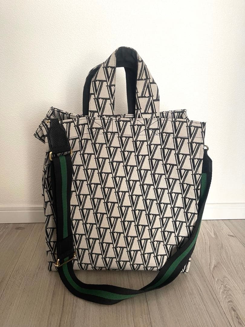VERMEIL par iena 幾何学模様トートバッグ
