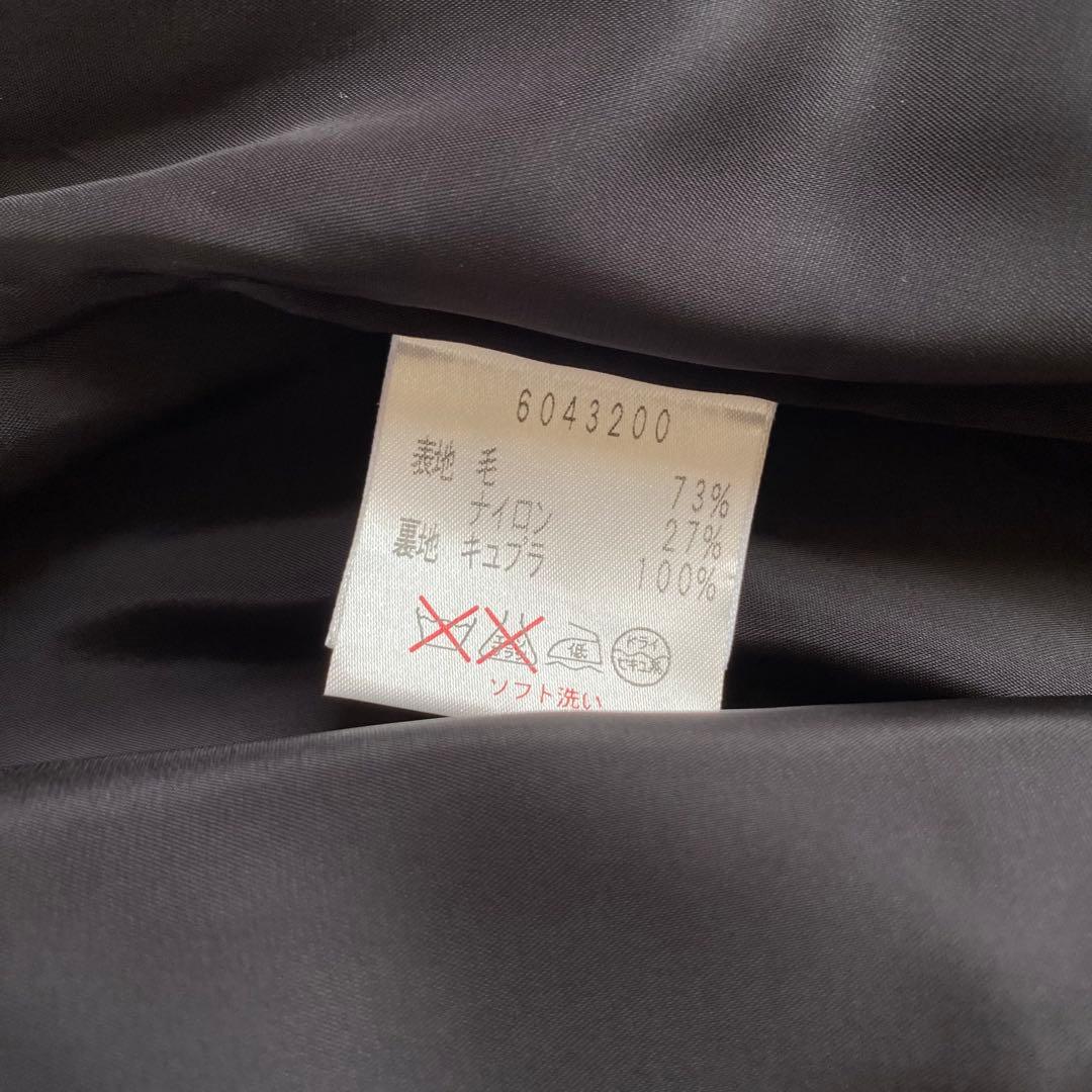 マッチ 極美品*Rene TISSUE社製 ツイードコート ノーカラー