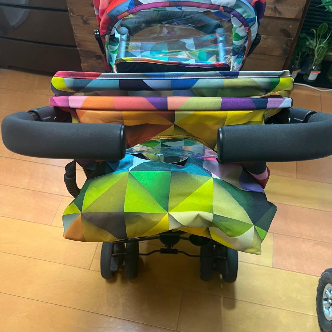 【美品】コサット　シャッフル　二人乗り　縦型ベビーカー　バギー