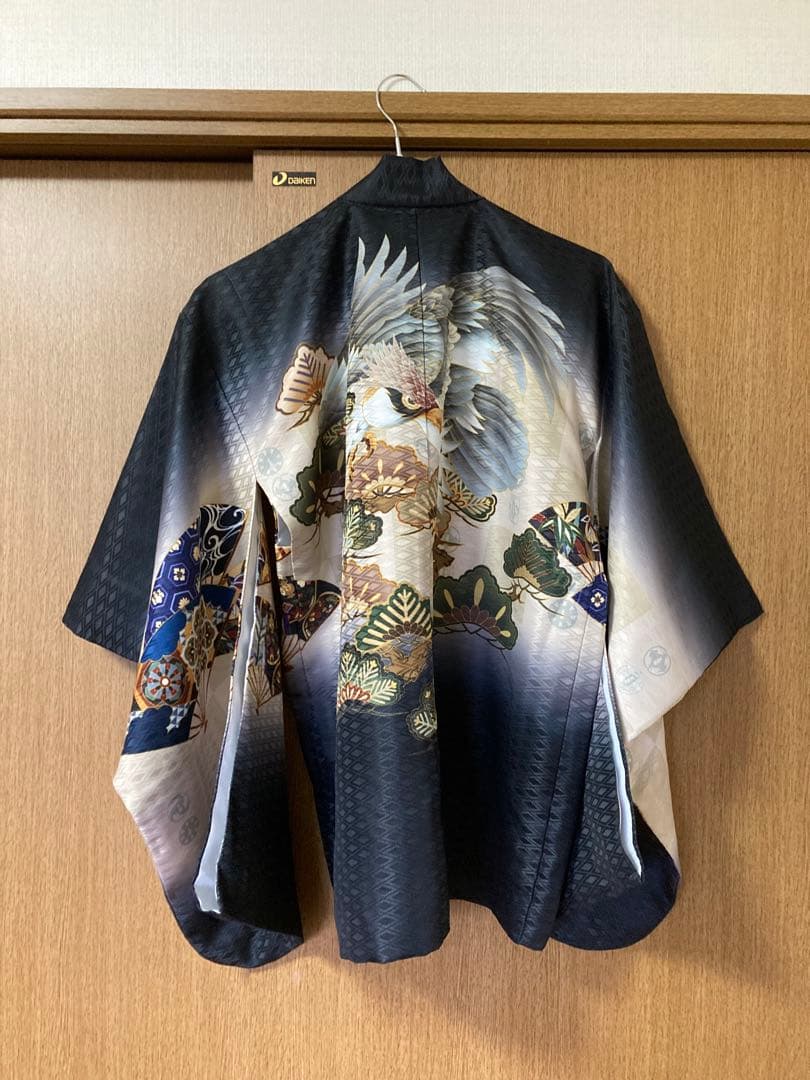 男の子用着物セット 黒とグレー