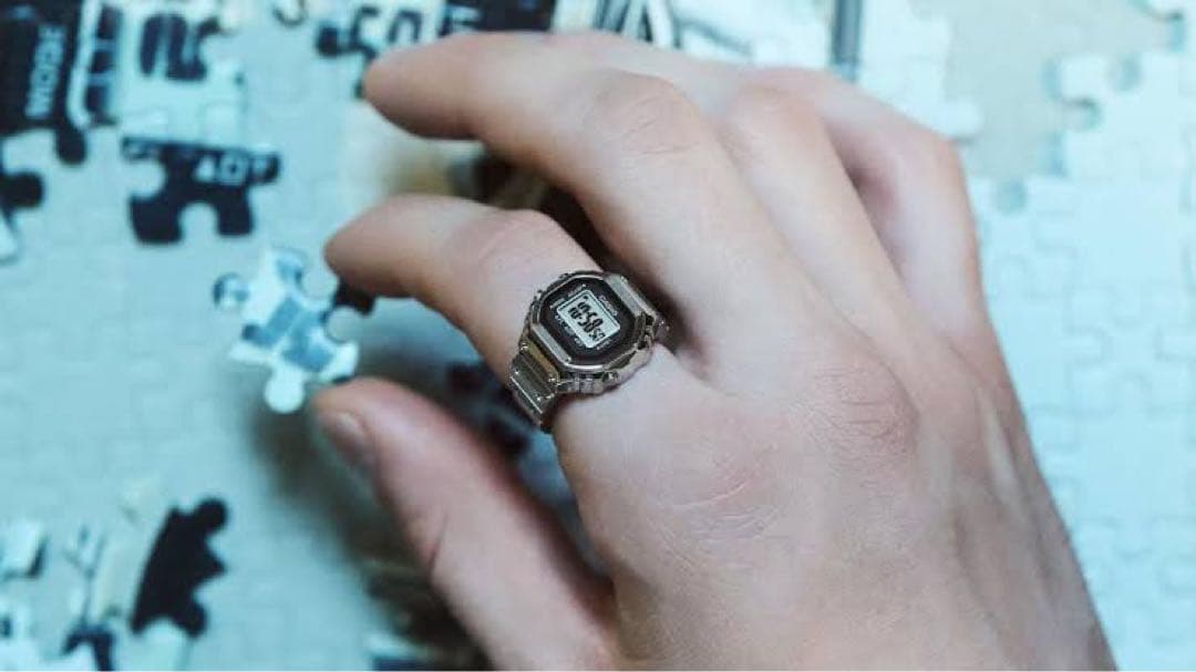 CASIO RING WATCH カシオ リングウォッチ CRW-001-1JR