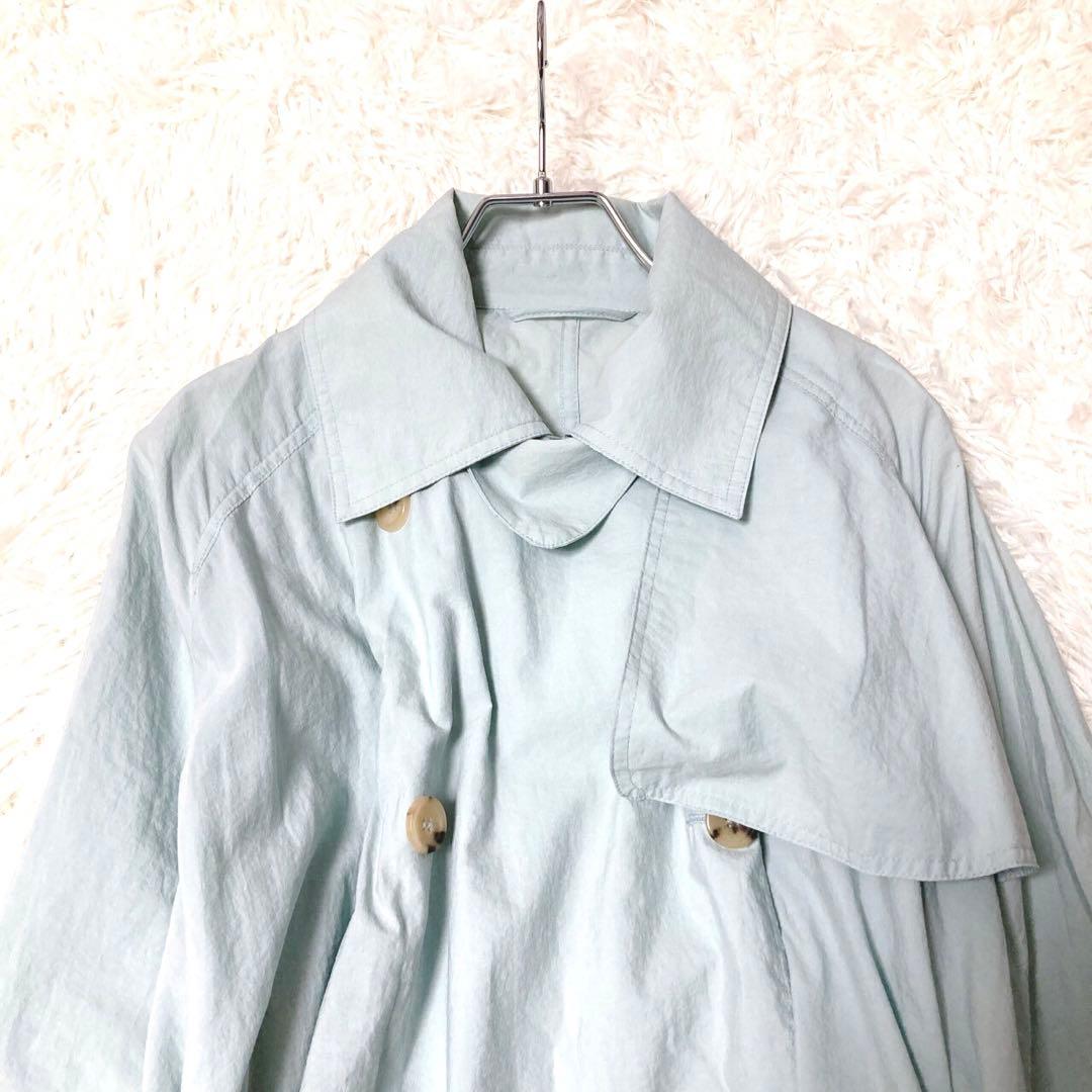 マックスマーラ　スプリングコート　ロング丈　イタリア製　ベルト付き　高見え