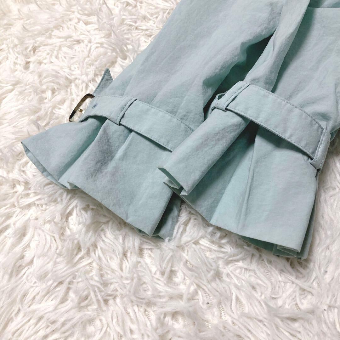 マックスマーラ　スプリングコート　ロング丈　イタリア製　ベルト付き　高見え