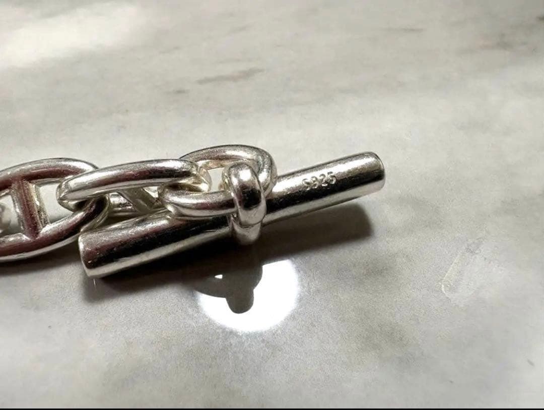 【シルバー925】アンカーチェーンデザインブレスレット