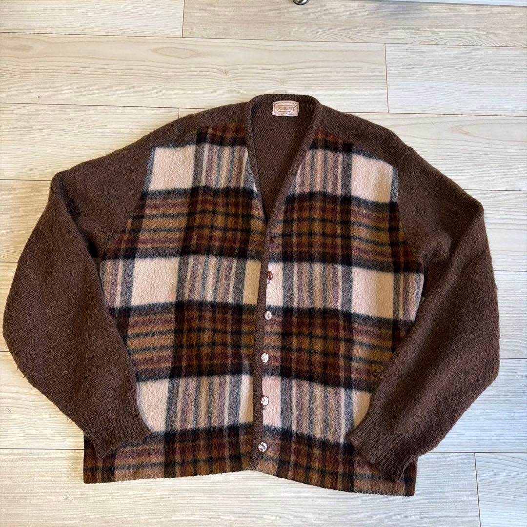 極上　希少サイズ　60s モヘアカーディガン カートコバーン　BRENT L