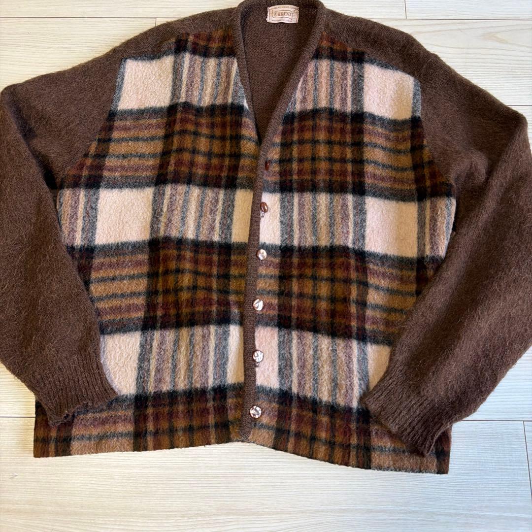 極上　希少サイズ　60s モヘアカーディガン カートコバーン　BRENT L