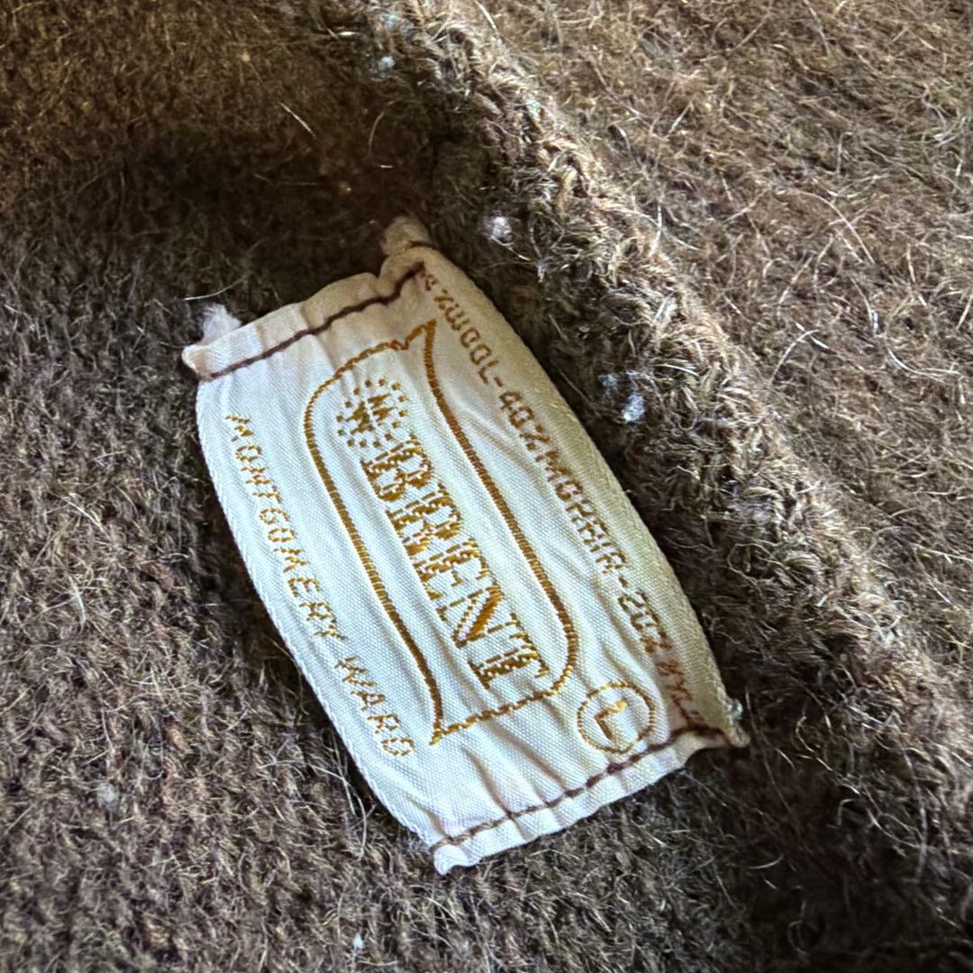 極上　希少サイズ　60s モヘアカーディガン カートコバーン　BRENT L