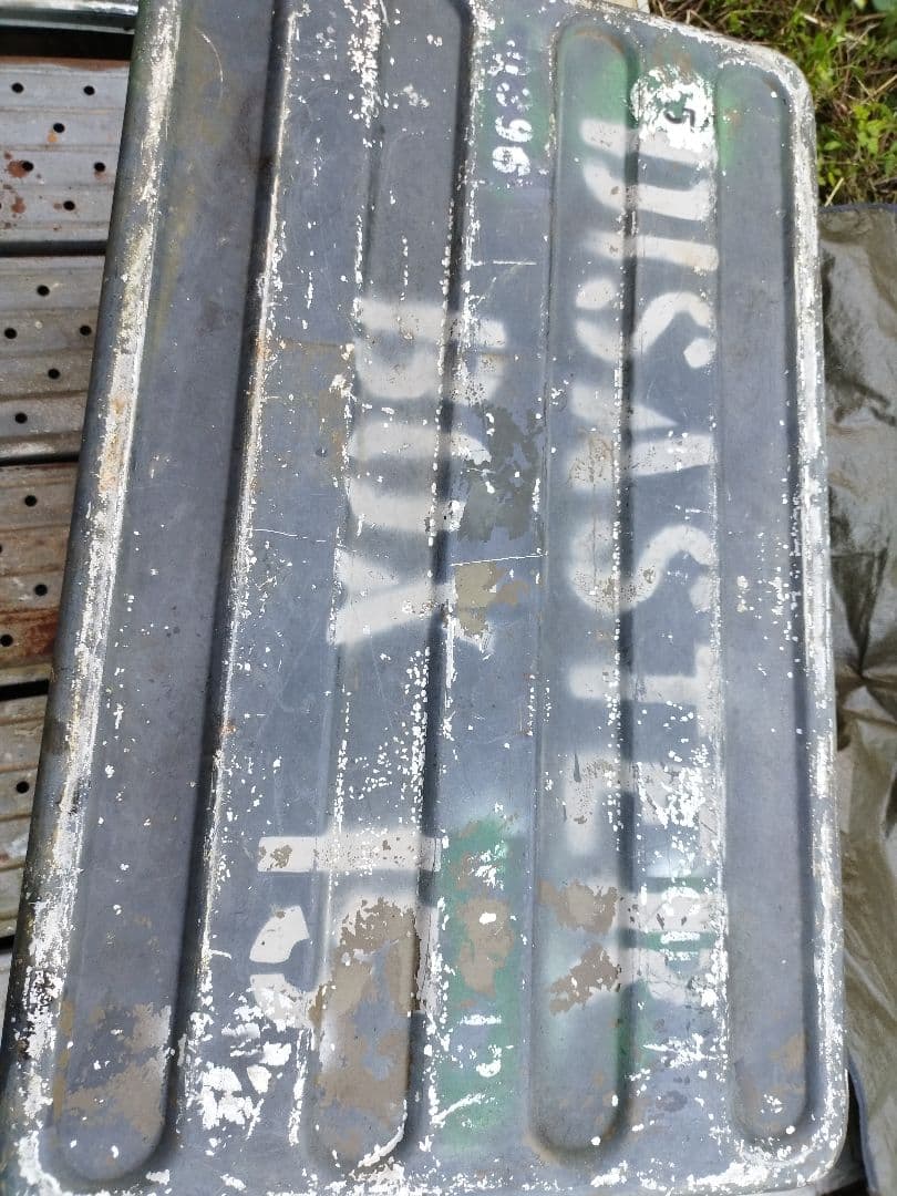 (4951)USアルミコンテナボックスBigサイズ　米軍実物　ユーズド