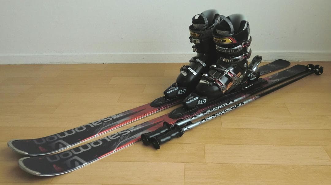 ■■送料無料■サロモン■メンズスキーフルセット■板152靴25■メンテ付■■