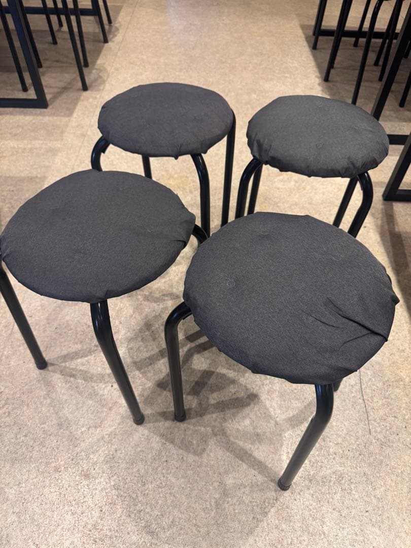 中古品　大量　丸椅子　パイプ椅子　20脚