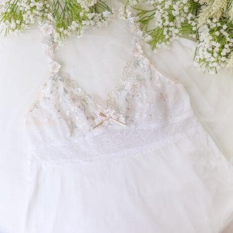 Haruna*　シュクリエシリーズ(ソフトブラ、レースショーツ、スリップ）