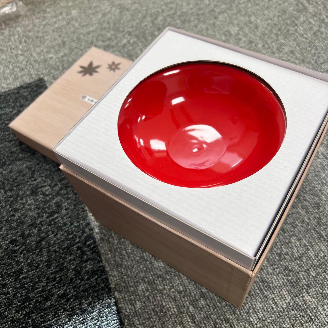 ル・クルーゼ　ルクルーゼ　丼　どんぶり　モミジ　赤