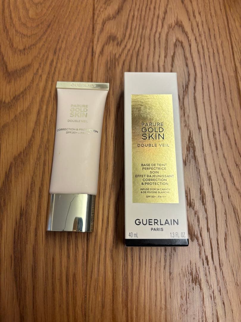 1度使用 パリュール ゴールド スキン ダブル ヴェール プライマー