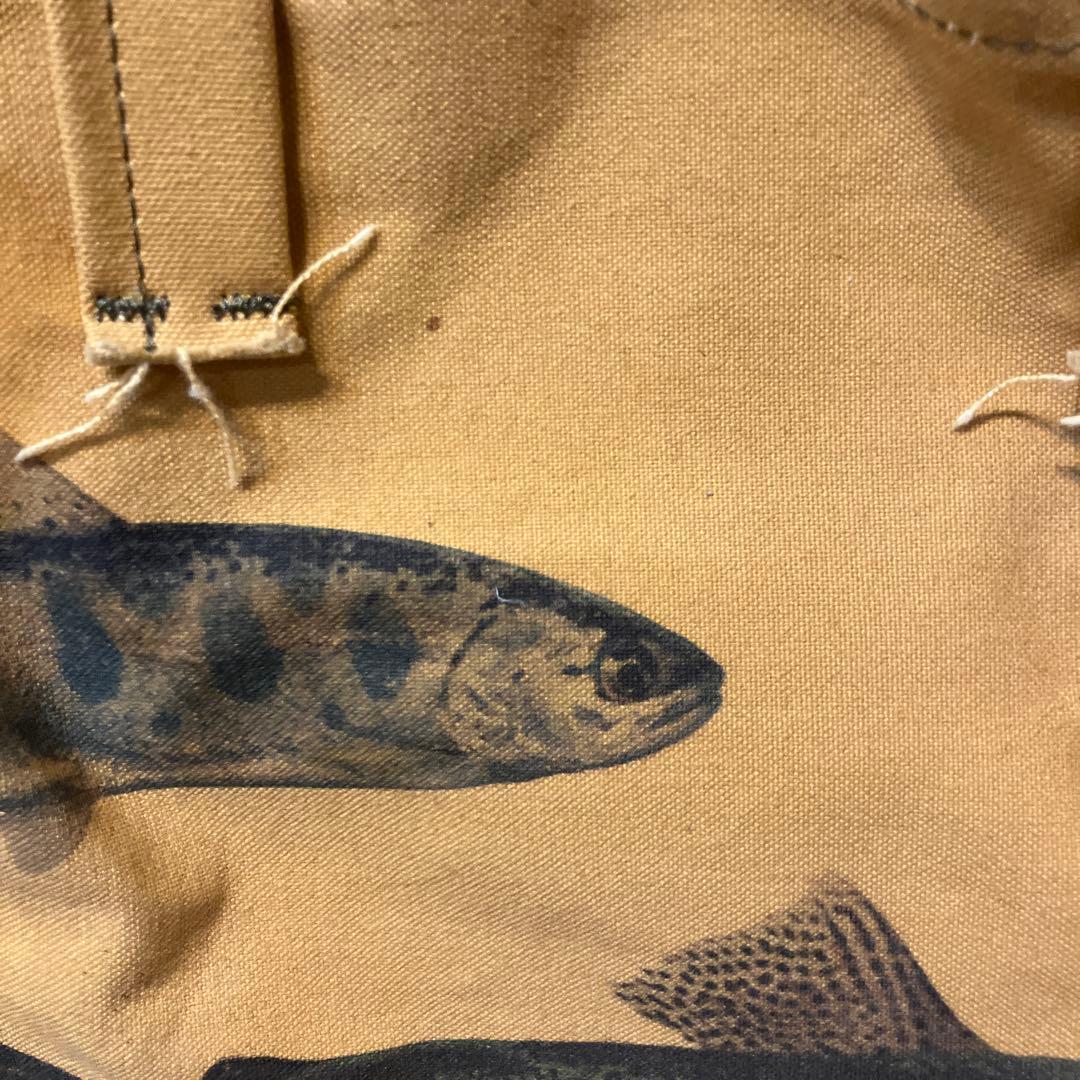 サウスツーウエストエイト　魚プリント トートバッグ