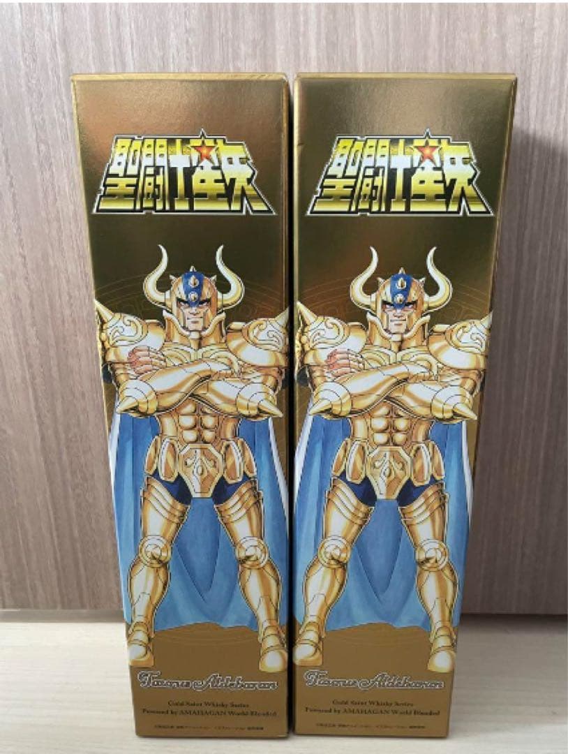 新品 聖闘士星矢 ゴールドセイントウイスキーシリーズ タウラス アルデバラン2本