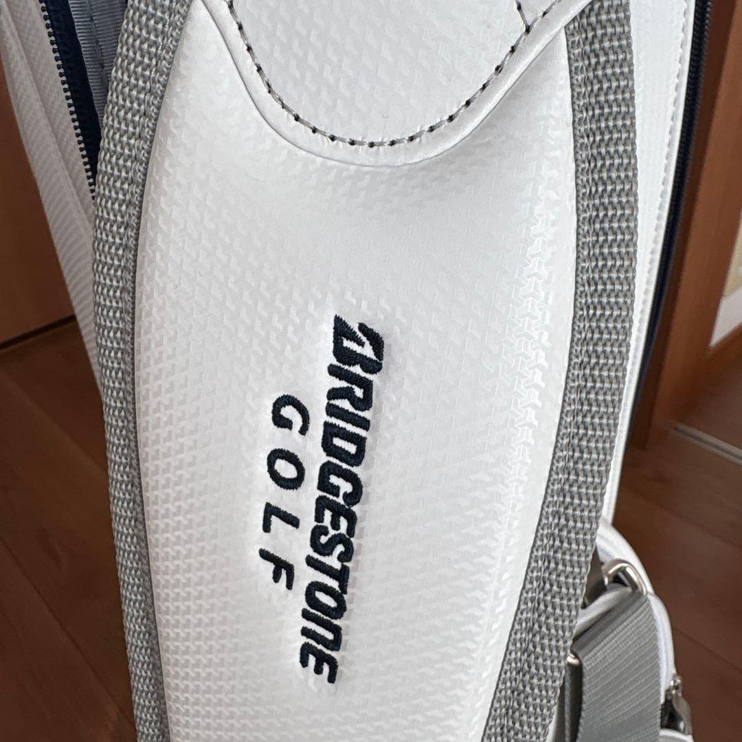 BRIDGESTONE レディースゴルフバッグ ホワイト＆セカンドバッグ