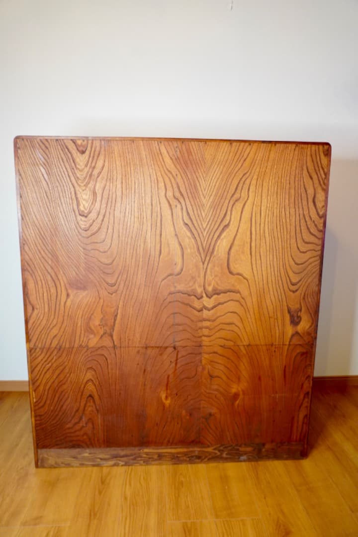 茶箪笥 ケヤキ 木製 茶棚②