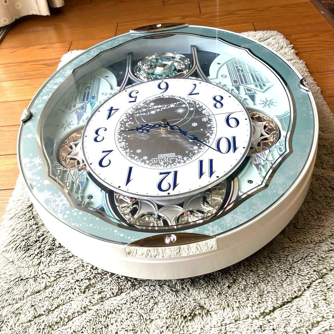 壁掛け時計　Small Worldからくり時計　スモールワ－ルド4MN 537