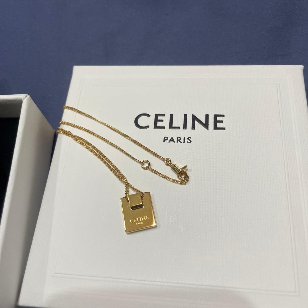 【廃盤】セリーヌイニシャルネックレス　K