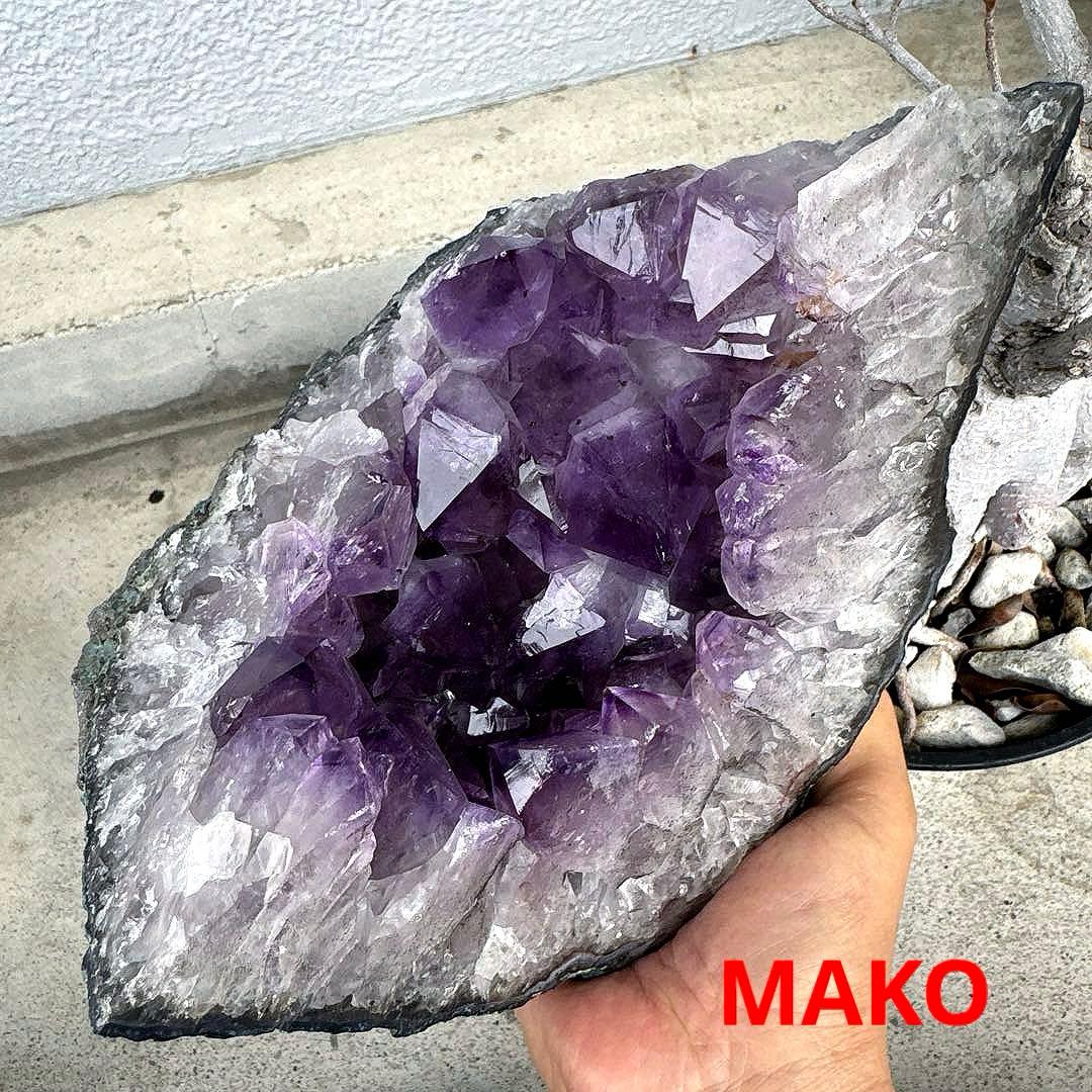 M1696☆アメジストドーム4.0Kg☆天然石　原石☆N50404