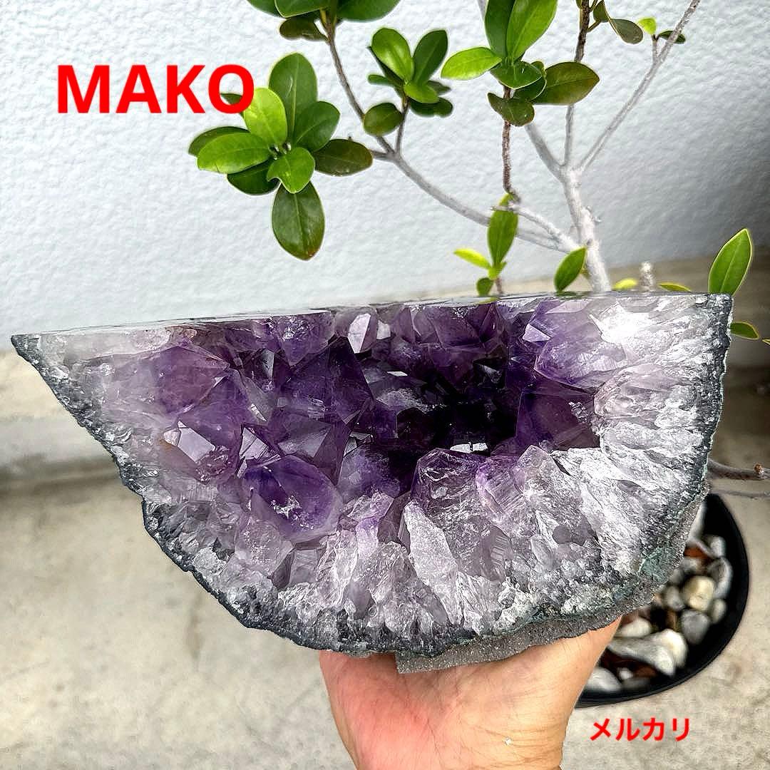 M1696☆アメジストドーム4.0Kg☆天然石　原石☆N50404