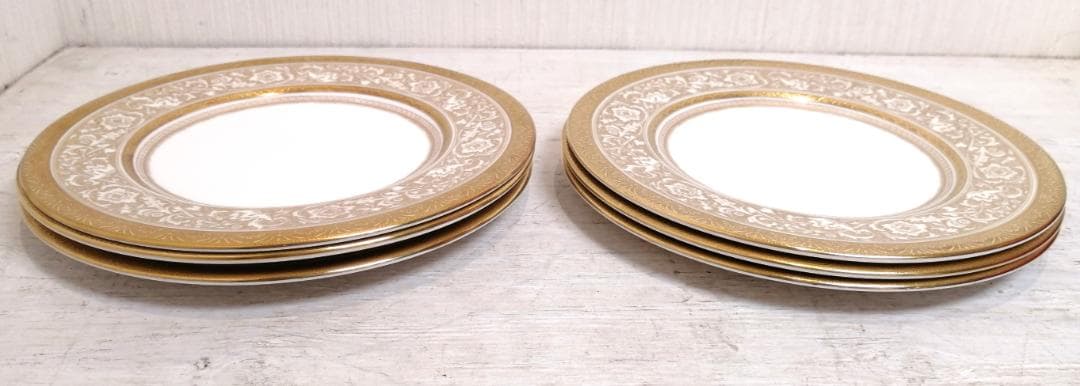 1【最高級】 希少 MINTON ミントン 24金 20cm 英国 大皿