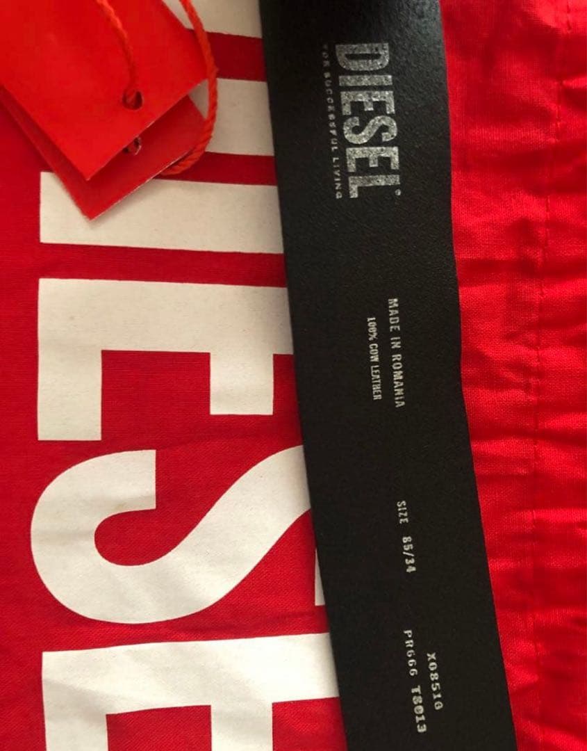 ペ*シ様 DIESEL ベルト正規品 袋付き