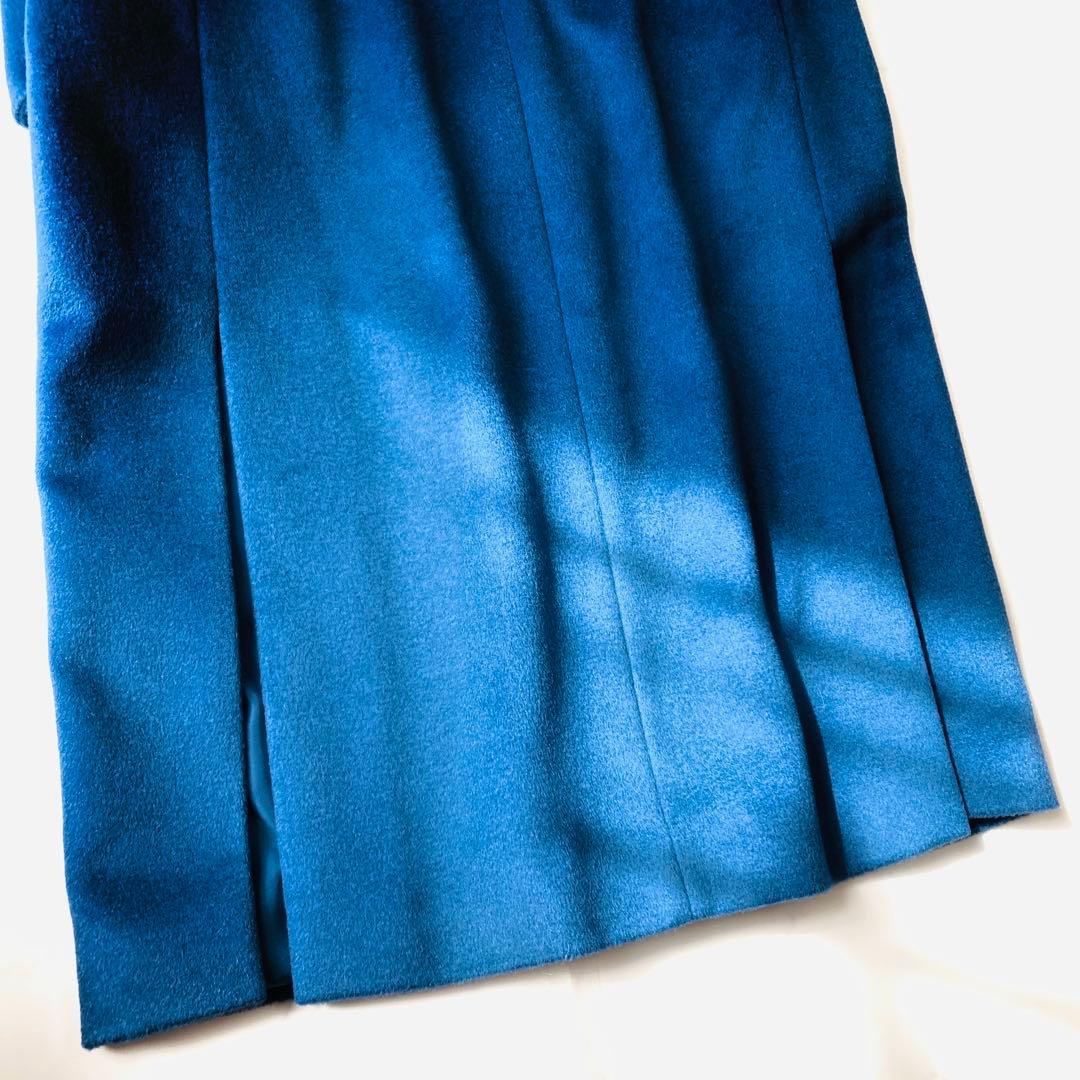 新品タグ付✨️マックスマーラ　ラナウェイ　ガウンコート　ベルテッド　ブルー　36