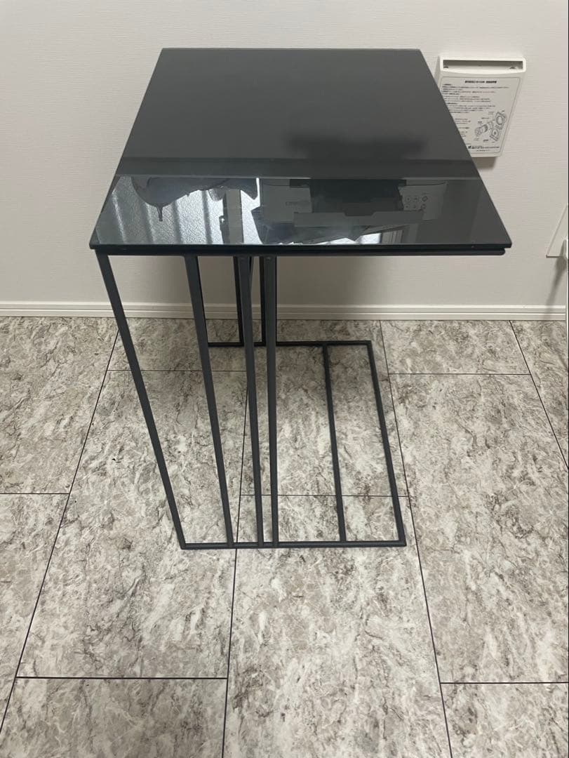 【BoConcept】ボーコンセプト ALBA サイドテーブル/ガラステーブル