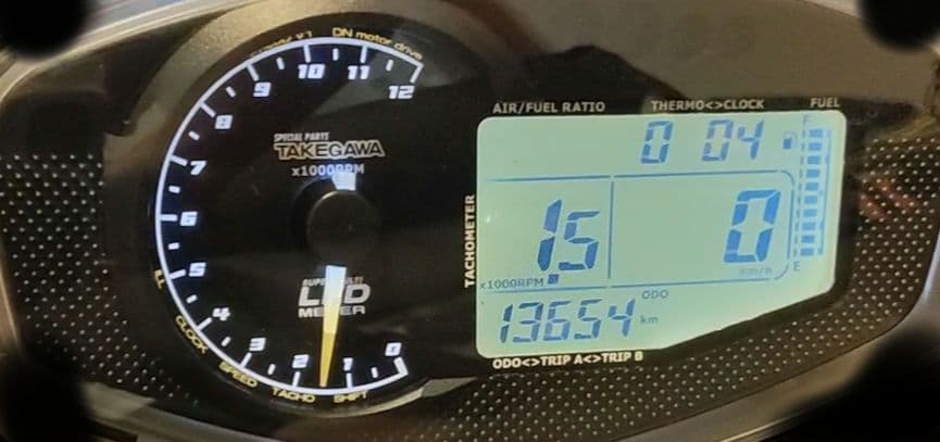 アドレスV125 武川スーパーマルチLCDメーター