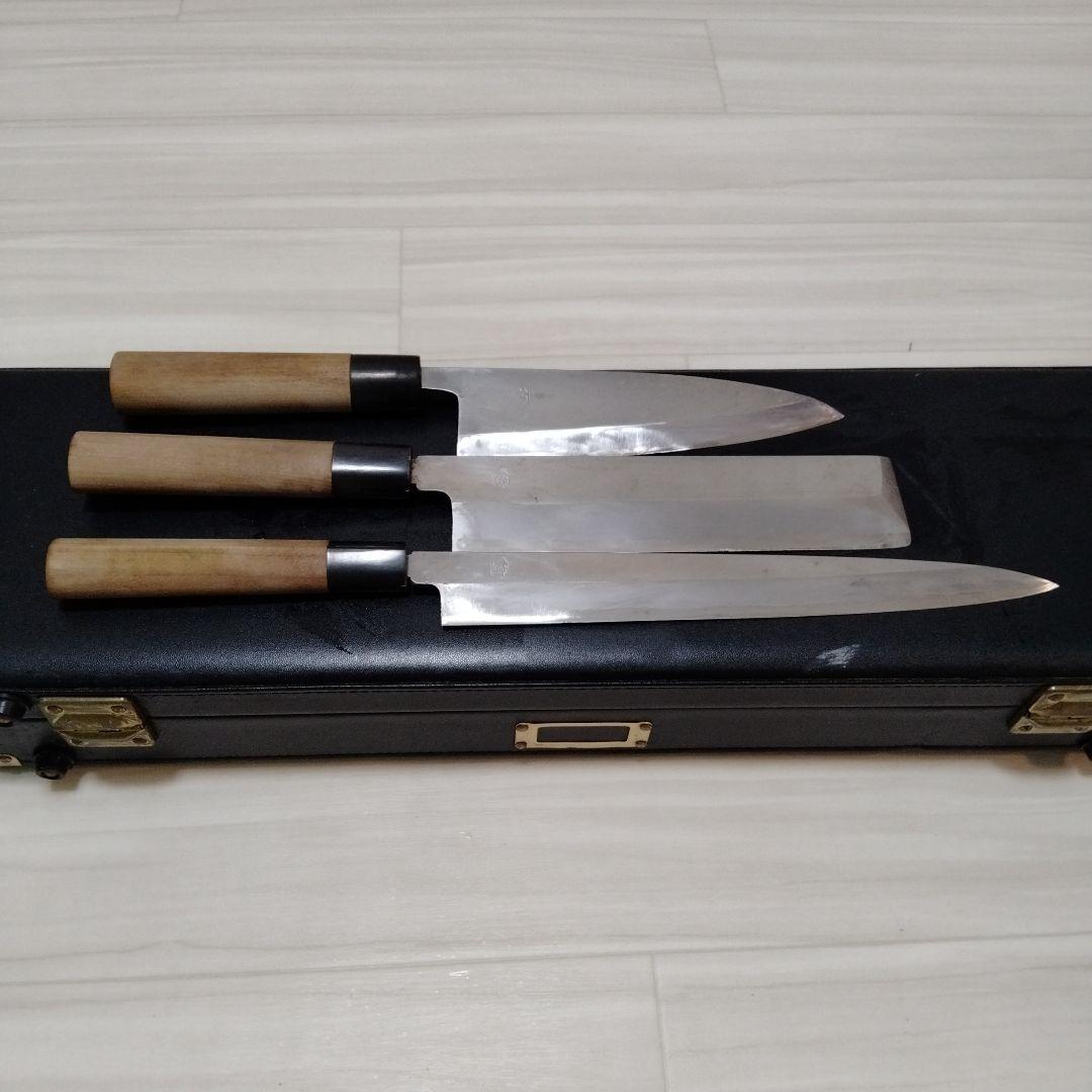 ミソノ　和包丁　3本セット＋包丁ケース