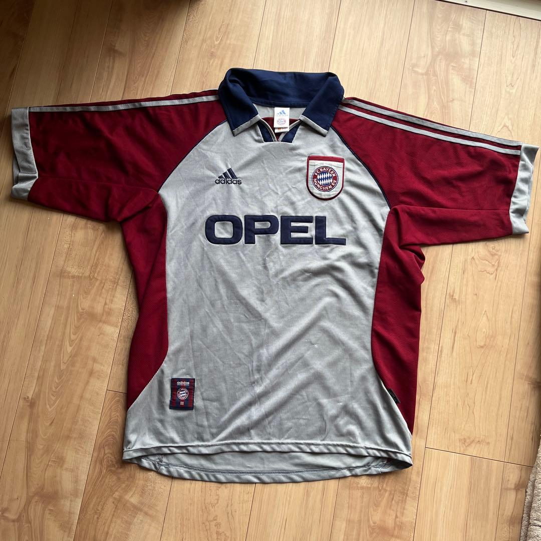 adidas OPEL 半袖シャツ グレー/赤