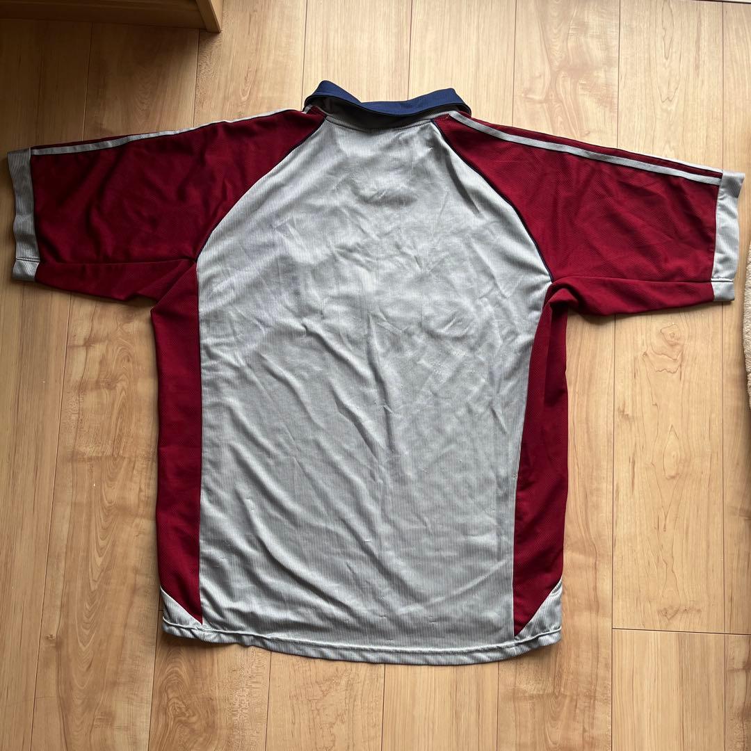 adidas OPEL 半袖シャツ グレー/赤