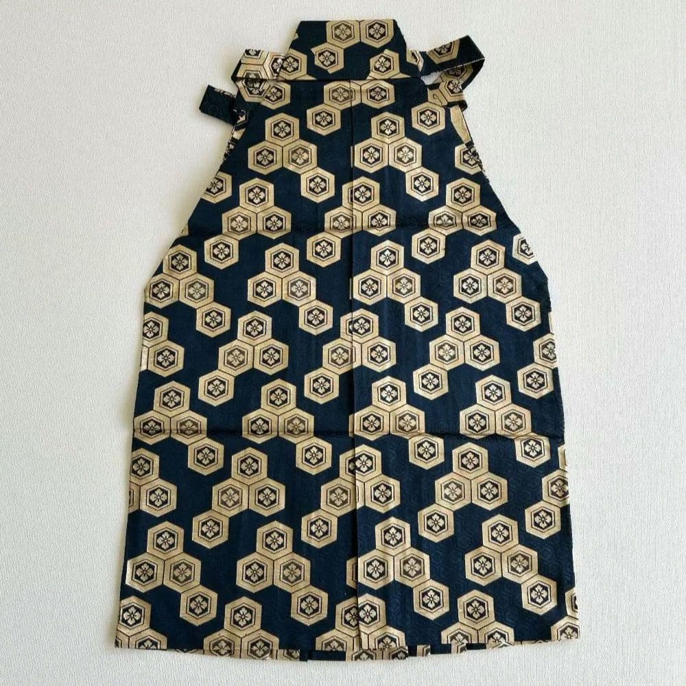 セット　七五三　5歳　男の子　羽織　袴　長着　長襦袢　帯　草履　グレー水色黒