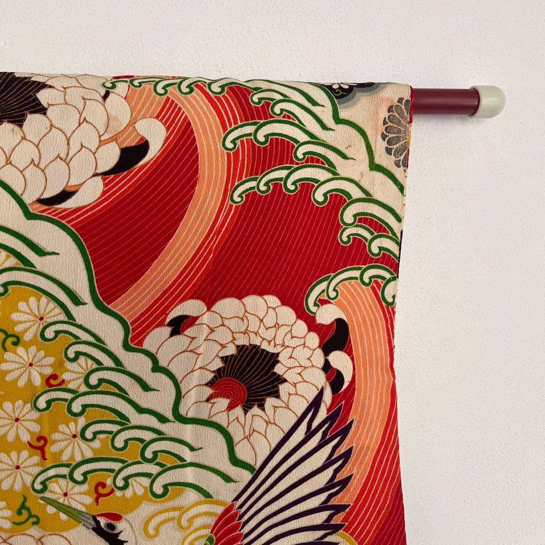 アンティーク　七五三　3歳　着物　被布コートビーズバック　草履セット☆