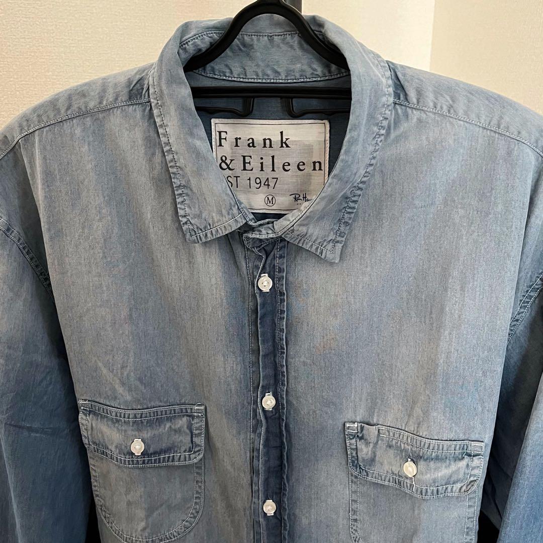 【希少❗️別注】 フランク&アイリーン デニムシャツ アメリカ製 ビンテージ