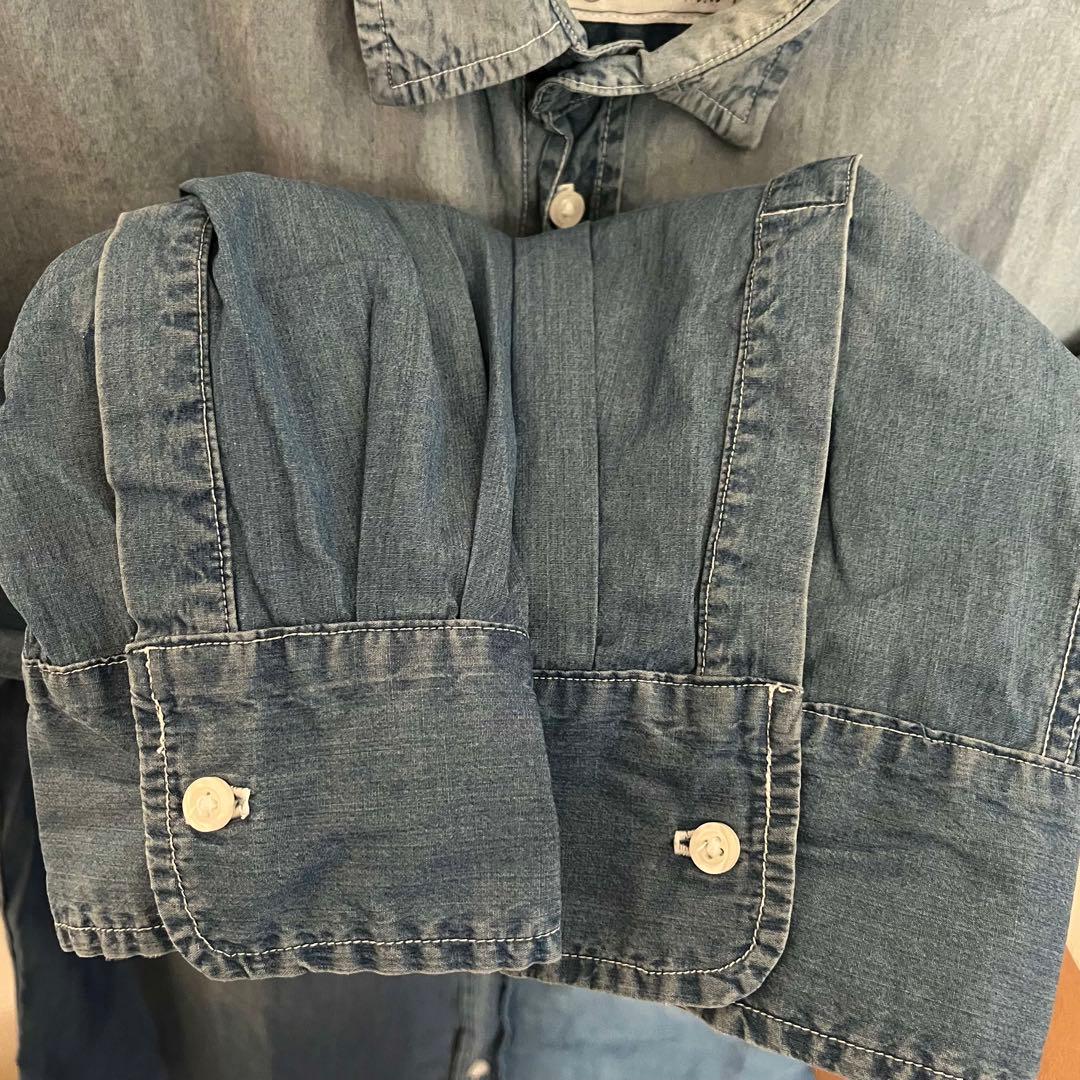 【希少❗️別注】 フランク&アイリーン デニムシャツ アメリカ製 ビンテージ