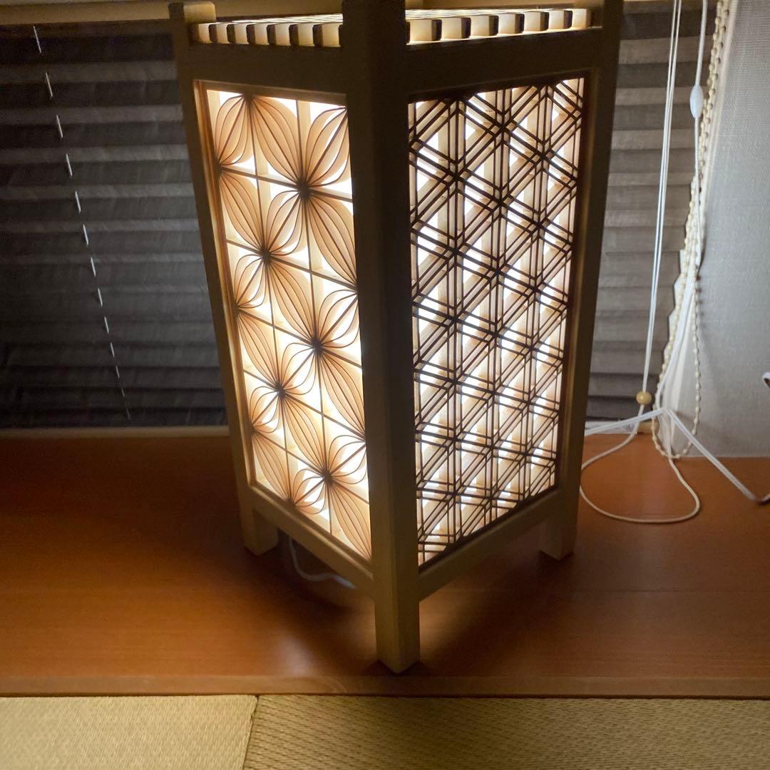 ⑩組子細工　行燈　間接照明