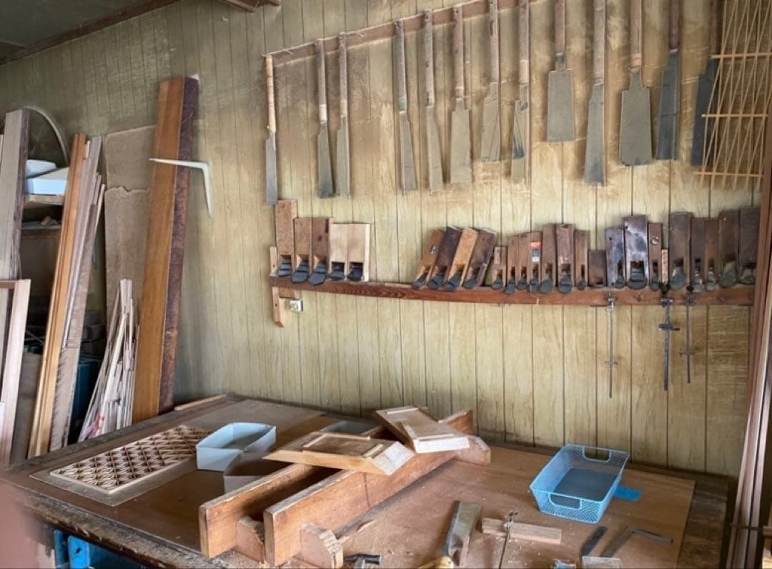 ⑩組子細工　行燈　間接照明