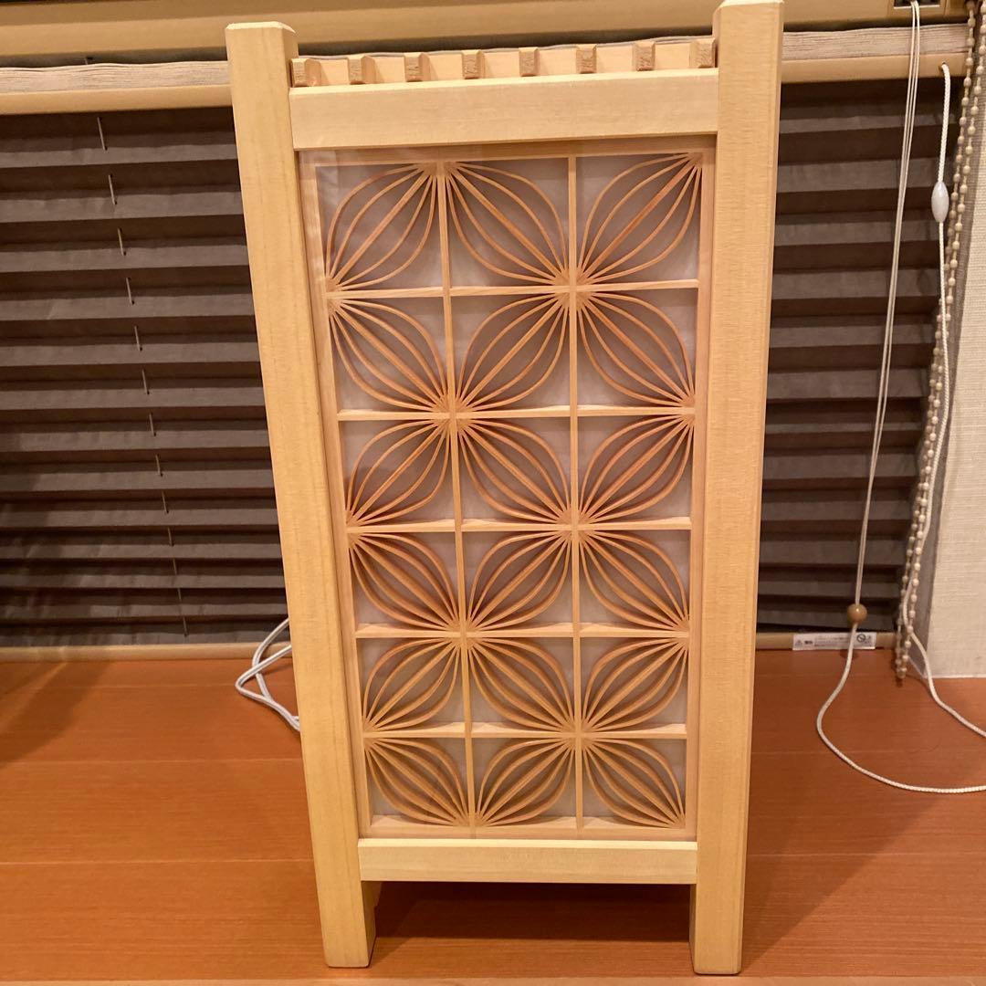 ⑩組子細工　行燈　間接照明