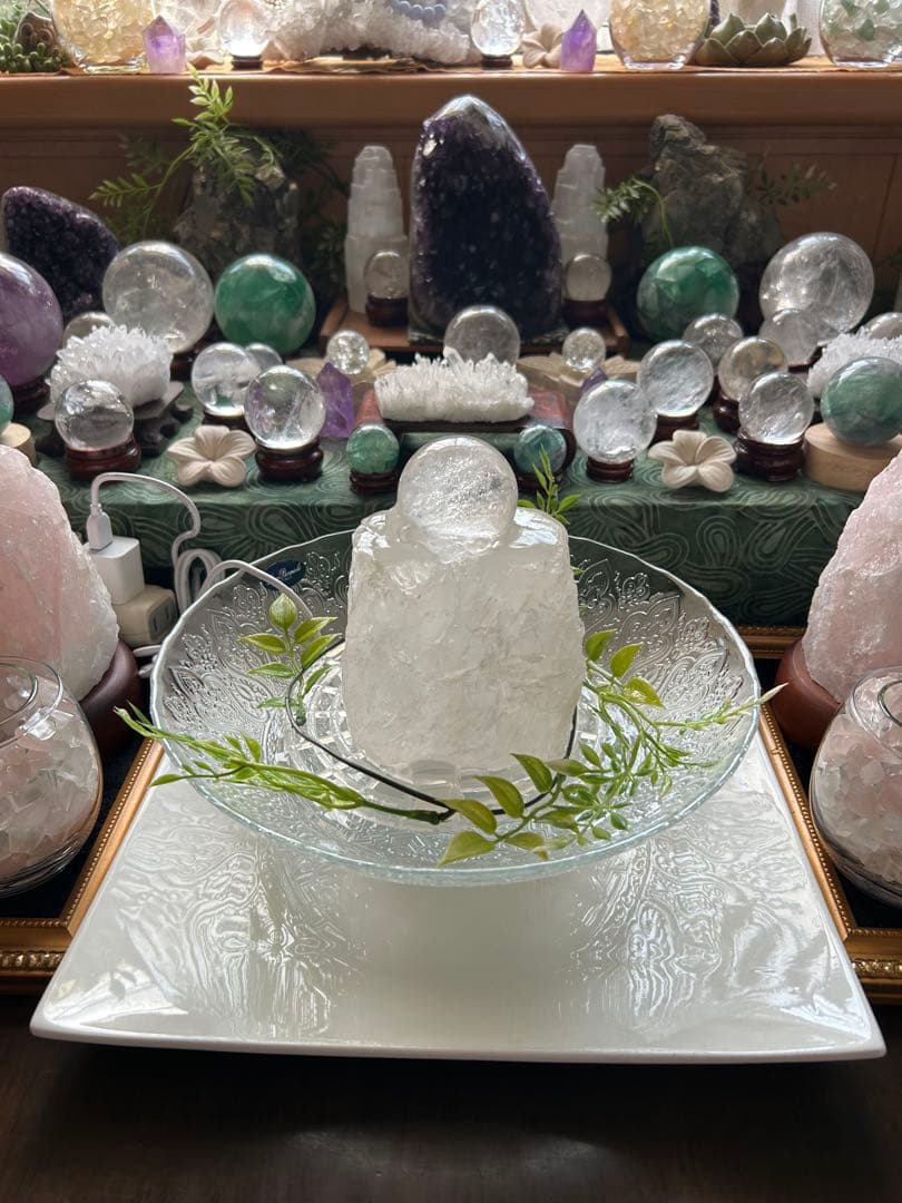 ✨破格✨絶品‼️水晶☆噴水☆天然石⭐︎ファウンテン☆秘蔵品⭐︎1177g